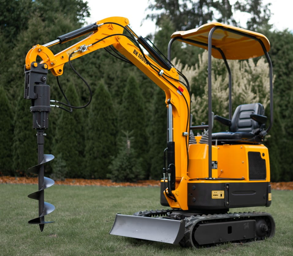 Wiertnica do minikoparki Berger Kraus BK1200AS.