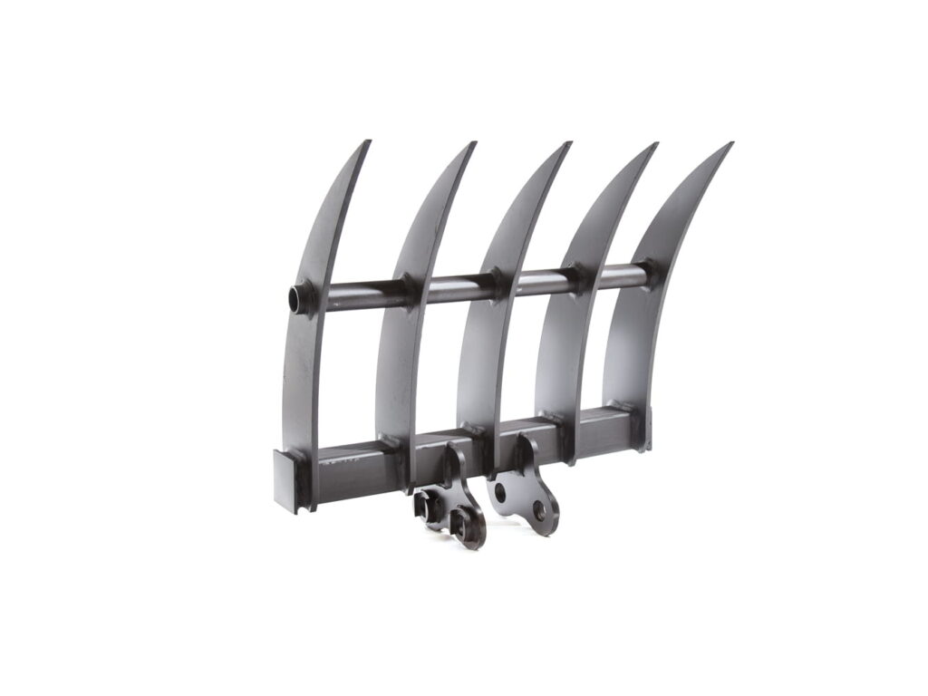 Grabie załadunkowe do minikoparki Berger Kraus BK1200AS.